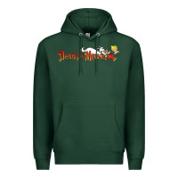 Sports Green Dennis the Menace funny cartoon movie Premium Hoodie - artisFamous