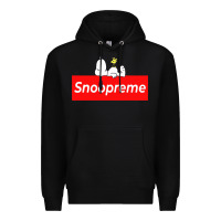 Black snoopreme Premium Hoodie - artisFamous