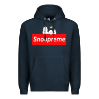Navy snoopreme Premium Hoodie - artisFamous