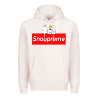 Pale Pink snoopreme Premium Hoodie - artisFamous