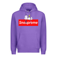 Purple snoopreme Premium Hoodie - artisFamous