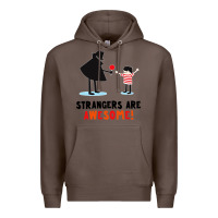 Coffee strangers are awesome Premium Hoodie - artisFamous