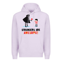 Lilac strangers are awesome Premium Hoodie - artisFamous