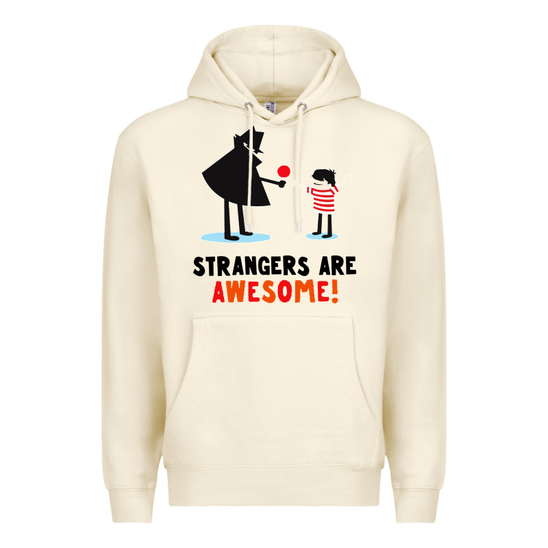 Strangers Are Awesome Premium Hoodie by artisFamous | Teevron