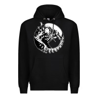 Black xenomorph Premium Hoodie - artisFamous