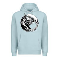 Blue Mist xenomorph Premium Hoodie - artisFamous