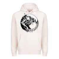 Pale Pink xenomorph Premium Hoodie - artisFamous