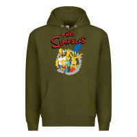 Army Green the simpsons funny family Premium Hoodie - artisFamous