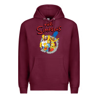 Burgundy the simpsons funny family Premium Hoodie - artisFamous
