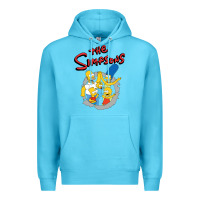 Ocean Blue the simpsons funny family Premium Hoodie - artisFamous