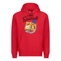 Red the simpsons funny family Premium Hoodie - artisFamous