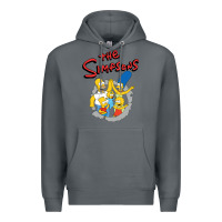 The Simpsons Funny Family Premium Hoodie | Teevron