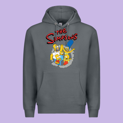 The Simpsons Funny Family Premium Hoodie Designed By Artisfamous