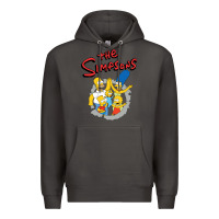 Smoke the simpsons funny family Premium Hoodie - artisFamous