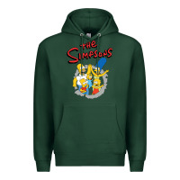 Sports Green the simpsons funny family Premium Hoodie - artisFamous