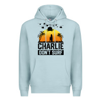 Blue Mist summer vacation charlie don't surf Premium Hoodie - artisFamous