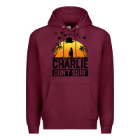 Burgundy summer vacation charlie don't surf Premium Hoodie - artisFamous