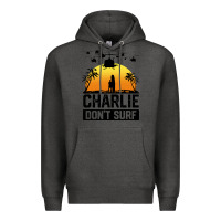 Charcoal Heather summer vacation charlie don't surf Premium Hoodie - artisFamous