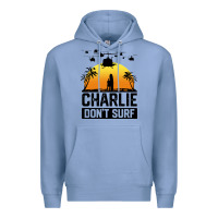 Colony Blue summer vacation charlie don't surf Premium Hoodie - artisFamous