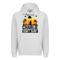 Dove Grey summer vacation charlie don't surf Premium Hoodie - artisFamous