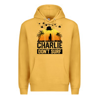 Mustard summer vacation charlie don't surf Premium Hoodie - artisFamous