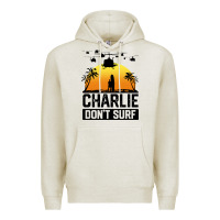 Oatmeal Heather summer vacation charlie don't surf Premium Hoodie - artisFamous