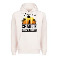 Pale Pink summer vacation charlie don't surf Premium Hoodie - artisFamous