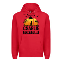 Red summer vacation charlie don't surf Premium Hoodie - artisFamous