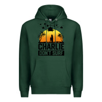 Sports Green summer vacation charlie don't surf Premium Hoodie - artisFamous