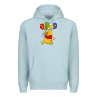 Blue Mist hunny the pooh Premium Hoodie - artisFamous