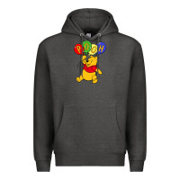 Charcoal Heather hunny the pooh Premium Hoodie - artisFamous