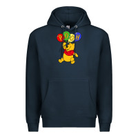 Navy hunny the pooh Premium Hoodie - artisFamous