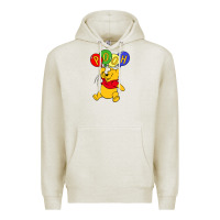 Oatmeal Heather hunny the pooh Premium Hoodie - artisFamous