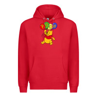 Red hunny the pooh Premium Hoodie - artisFamous