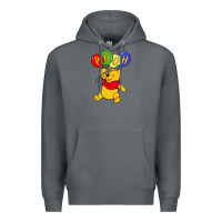 Rock hunny the pooh Premium Hoodie - artisFamous
