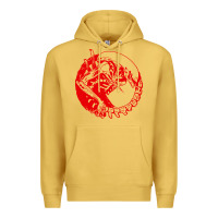 Antique Gold xenomorph Premium Hoodie - artisFamous