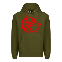 Army Green xenomorph Premium Hoodie - artisFamous