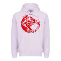 Lilac xenomorph Premium Hoodie - artisFamous