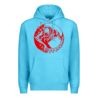 Ocean Blue xenomorph Premium Hoodie - artisFamous