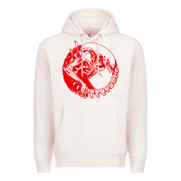 Pale Pink xenomorph Premium Hoodie - artisFamous