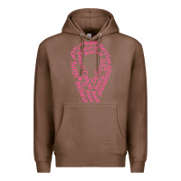 Chestnut Pink Ribbon Premium Hoodie - artisFamous