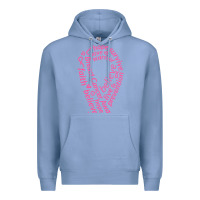 Colony Blue Pink Ribbon Premium Hoodie - artisFamous