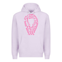 Lilac Pink Ribbon Premium Hoodie - artisFamous