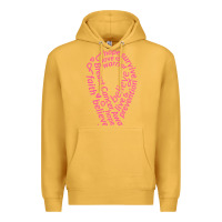 Mustard Pink Ribbon Premium Hoodie - artisFamous