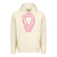 Sandshell Pink Ribbon Premium Hoodie - artisFamous