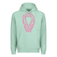 Seafoam Pink Ribbon Premium Hoodie - artisFamous