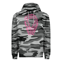 Slate Camo Pink Ribbon Premium Hoodie - artisFamous