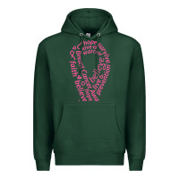 Sports Green Pink Ribbon Premium Hoodie - artisFamous
