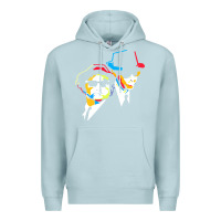 Blue Mist blues brothers Premium Hoodie - artisFamous