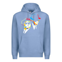 Colony Blue blues brothers Premium Hoodie - artisFamous